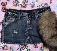 平成ギャル y2k 00s デニム ミニスカート d.i.a. 系 gal ↝