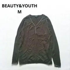 BEAUTY&YOUTH UNITED ARROWS 長袖ニット 薄手　Vネック