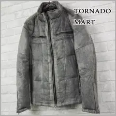 希少【TORNADOMART】ムラ加工/スウェード調/ダウン ジャケット