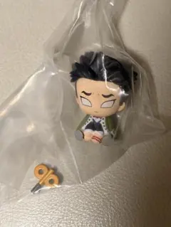 鬼滅の刃　ぺたっとねじまきマスコット　悲鳴嶼行冥