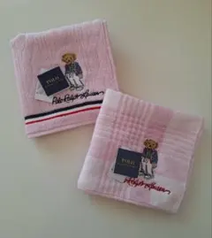 ラルフローレン　ポロベア　タオルハンカチセット