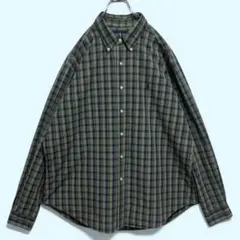 セール《美品》Ralph Lauren☆クラシカルフィット 長袖シャツ BD 緑