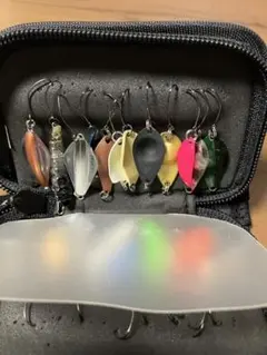 スプーンルアーセット22点とケース付き