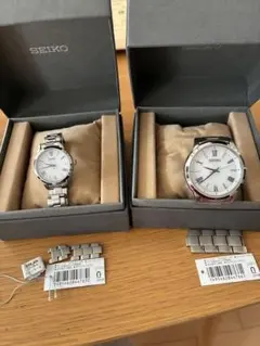 SEIKO クォーツ時計 シルバー/ホワイト