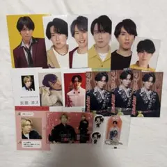 宮舘涼太 セット 厚紙 デタカ 特典 ぷくぷくシール お守りキーホルダー