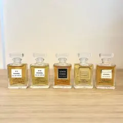 【新品未開封・希少】CHANELヴィンテージ ミニ香水 5本セット シャネル