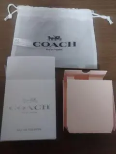 COACH空き箱 Eau de Toilette 専用ポーチ付き