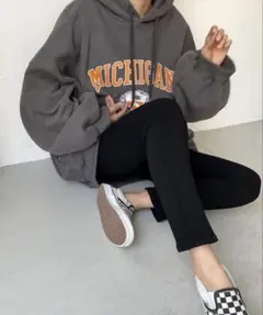 canal jean via.J ブラック　デニム　裏起毛　Mサイズ