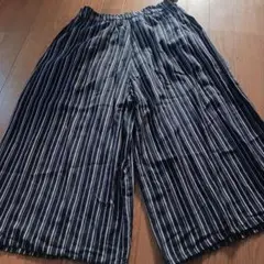 ストライプガウチョパンツ