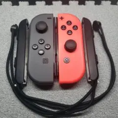 Switch　ジョイコン　左右　ブラック&オレンジ