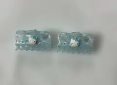 헬로키티 헤어클립 2개 세트 ☆ 레트로 ☆ 1998년산