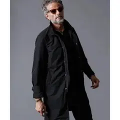 WillLOUNGE ステンカラーコート ナノユニバース　黒