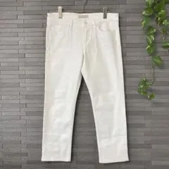 【UNIQLO】ユニクロ スリムフィットアンクルジーンズ サイズ w27 白