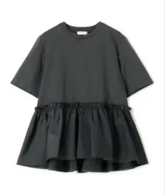 【本日限定セール】ボールジィ ジャージコンビ ペプラムプルオーバー グレー