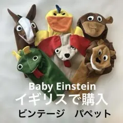 【希少✨美品】Baby Einstein パペット　手袋人形 6体　英国で購入