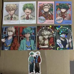 爆豪勝己　緑谷出久　ステッカー　最強ジャンプ　付録　ヒロアカ