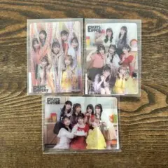 FRUITSZIPPER 3周年すきくじ クリアカード 集合ver. 3枚セット