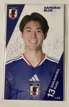 モバガチャ サッカー日本代表 中村敬斗 ステッカー - メルカリ