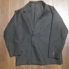 gu ダブルブレストジャケット メンズS ブラック