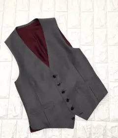 MEN'S BIGI/メンズビギ グレー ベスト Mサイズ