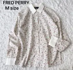 D222274 FRED PERRY 総柄ロングスリーブシャツ - メルカリ