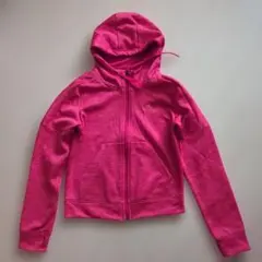 adidas フルジップ フード付きパーカー 赤