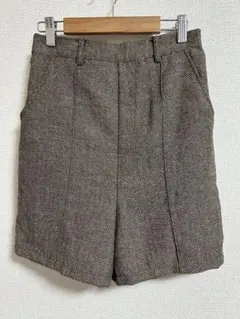 RETRO GIRL ブラウン ヘリンボーン ショートパンツ Fサイズ