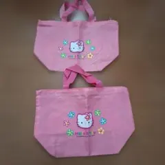 平成レトロ　ハローキティ　ピンク　バッグ