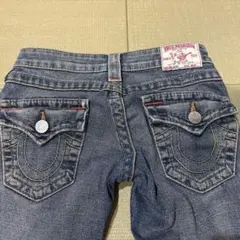 TRUE RELIGION ローライズブーツカットデニム USA製 24のサムネイル