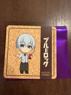 ブルーロック プリンセスカフェ 特典ミニキャラコースター 氷織羊 カフェ衣装絵柄