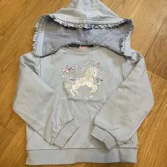 mezzo piano パーカー付きトレーナー 130