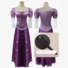 ラプンツェル ドレス コスチューム Dハロ 大人用