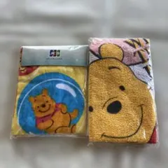 プーさんのウォッシュタオルとフェイスタオル