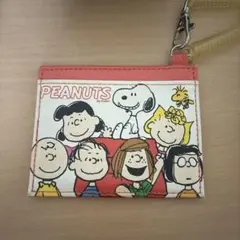 PEANUTS パスケース オレンジ