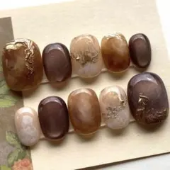 ⭐︎新作⭐︎【即購入可】ネイルチップ(05257) ベリーショート 品番No.67