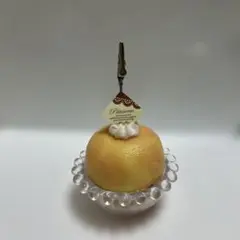 ミニチュアケーキ オレンジ 食品サンプル ミニチュアセット メモスタンド