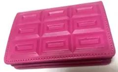 CHOCOLATAN 名刺入れ　ピンク【未使用品箱無し】　日本製　バレンタインのサムネイル