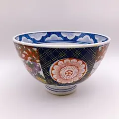 和食器 丼 どんぶり 染付 色絵 花文様 陶磁器