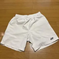 YONEX ホワイト ハーフパンツ L