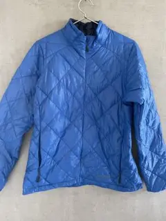 mont-bell キルティングダウンジャケット L 青