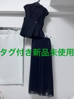 SNIDEL新品未使用タグ付き3wayジレチュールワンピース