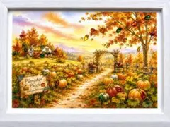 シーグラスアート Pumpkin Patch
