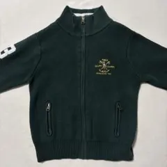 POLO RALPH LAUREN 130 フルジップ ニット セーター キッズ