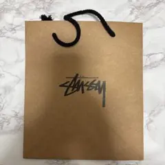 Stussy 茶色紙袋 ロープハンドル付き ショッパー