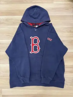 00s Nike ナイキパーカー XL ネイビー