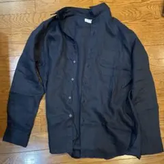 UNIQLO ダークブルー 長袖シャツ