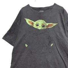 隕*J様 BKWL ムービー Tシャツ 古着 黒 スターウォーズ ヨーダ SF