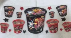 プルダックカップ麺カプラ　転写シール 防水