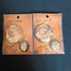 ONE PIECE ロー エース 箔押し缶バッジセットのサムネイル