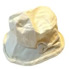 日焼け帽子　つば広ハット　帽子　春夏　通気性　ベージュ